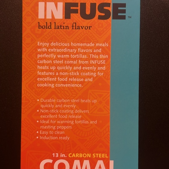 NWT Infuse Bold Latin Flavor 13” Comal - Picture 4 of 6